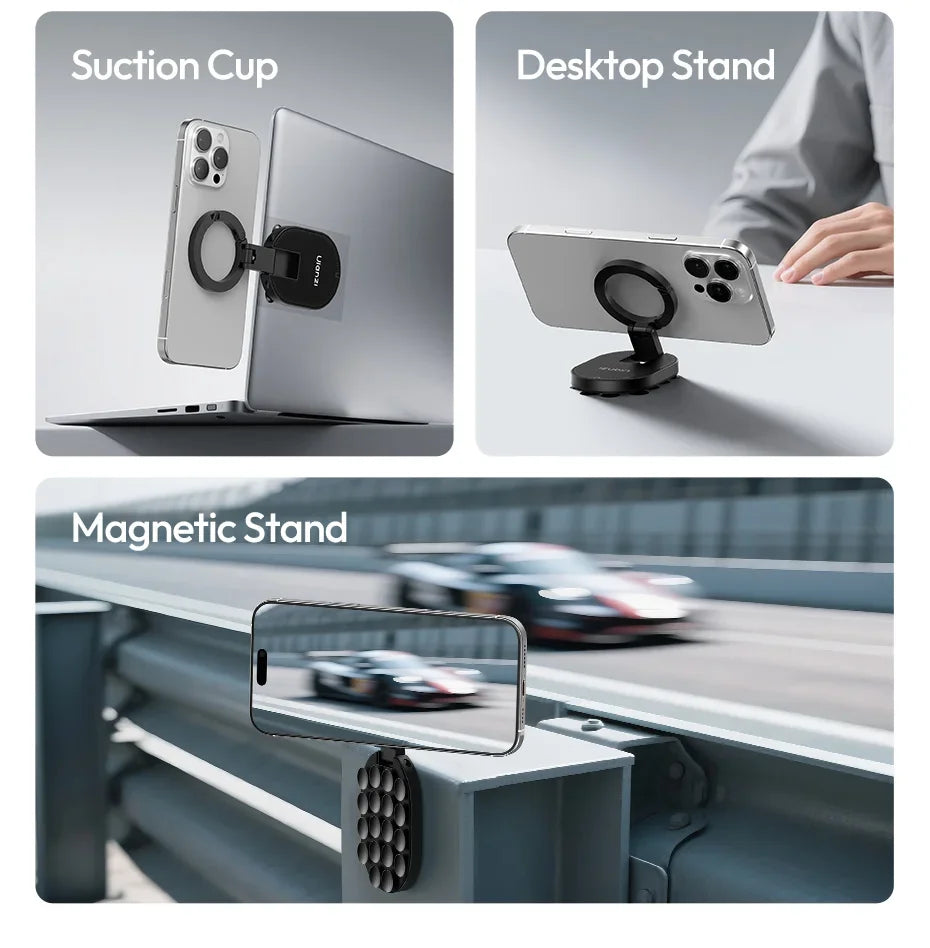 Original MA39 MagLock Suction Cup Desktop Stand Phone Mount for iPhone 17 16 15 14 13 Suction Bottom Wall Glass