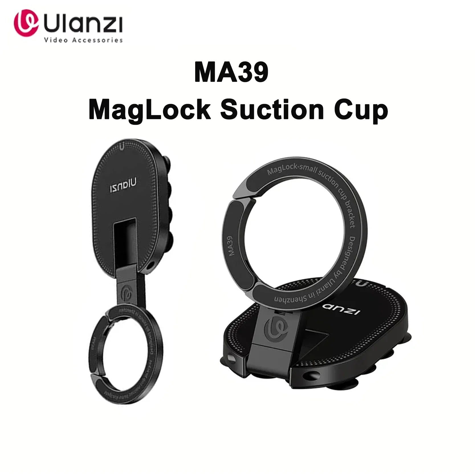 Original MA39 MagLock Suction Cup Desktop Stand Phone Mount for iPhone 17 16 15 14 13 Suction Bottom Wall Glass